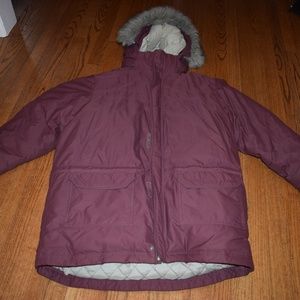 Down parka with Goretex.